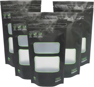 1 Ounce Bags,50 Pack Lock & Seal Storage & Curing Bags Heat Sealable upright TERP bags 5.9" x 9.8" x 3.15" Inch (28g)
