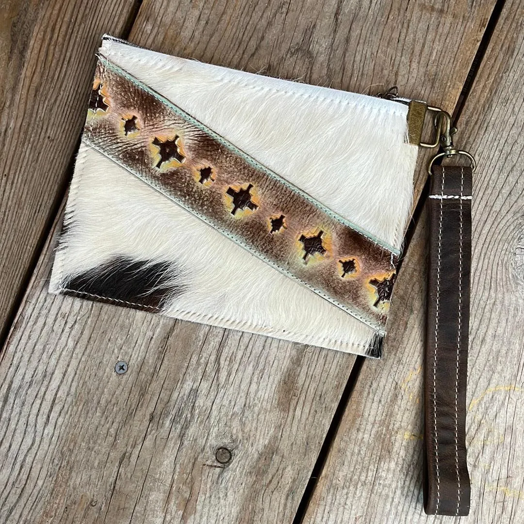 107 Make-up bag - Tricolor w/ Aurora Navajo