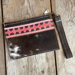 126 Make-up bag - Longhorn w/ Western Sunset