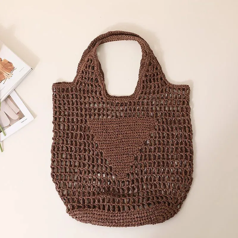 2023 Casual Hollow Straw Handbags for Summer