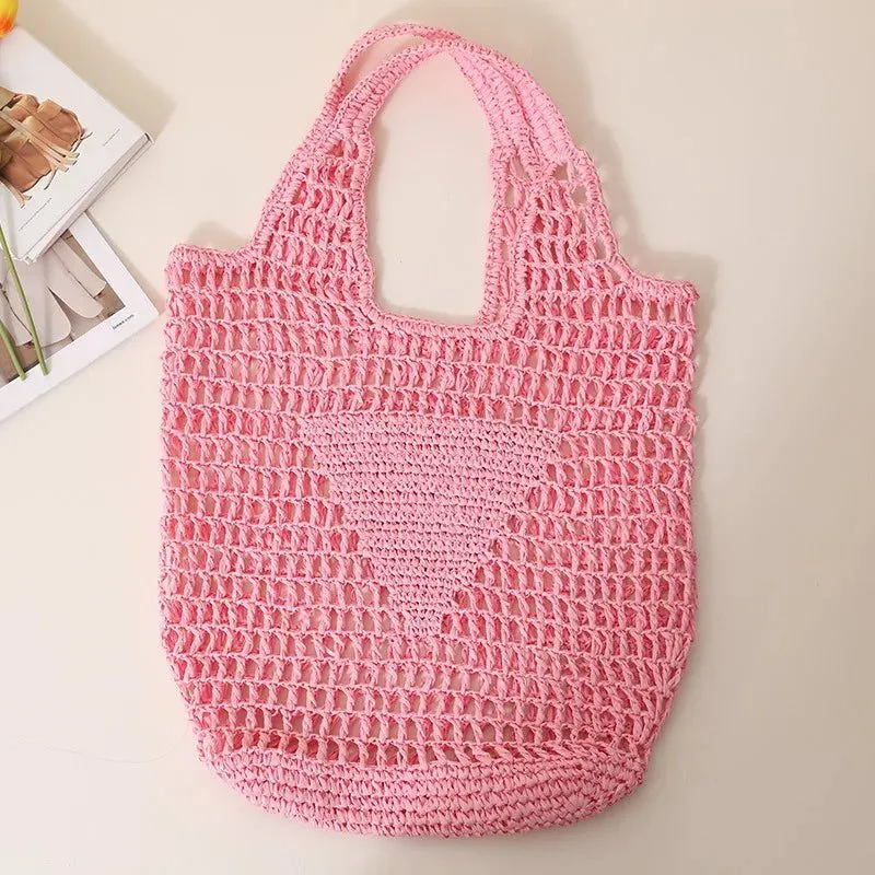 2023 Casual Hollow Straw Handbags for Summer