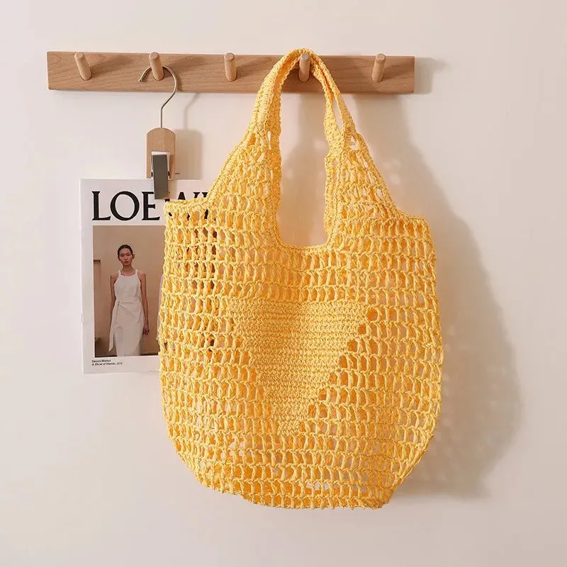 2023 Casual Hollow Straw Handbags for Summer