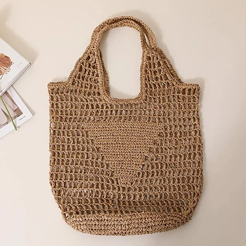 2023 Casual Hollow Straw Handbags for Summer