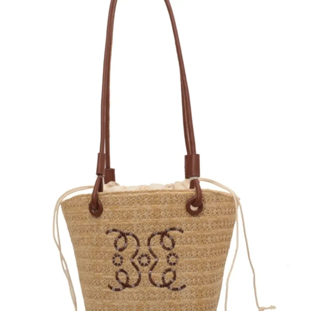 2024 Summer Woven Straw Shoulder Bag
