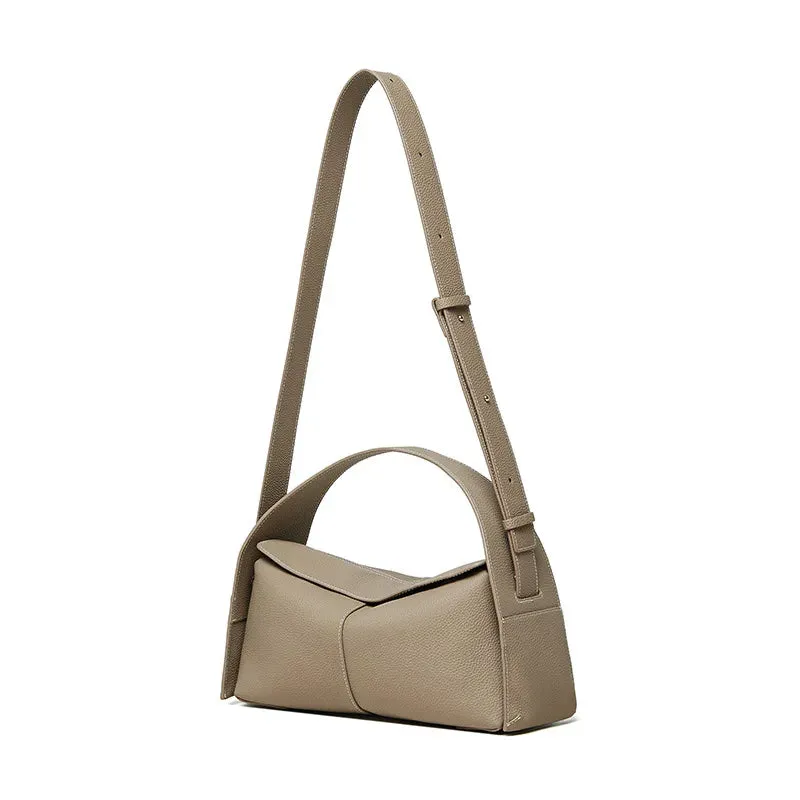 2025 Luxury Genuine Leather Handbag – Designer First-Layer Cowhide Shoulder & Tote Bag for Women.030425.