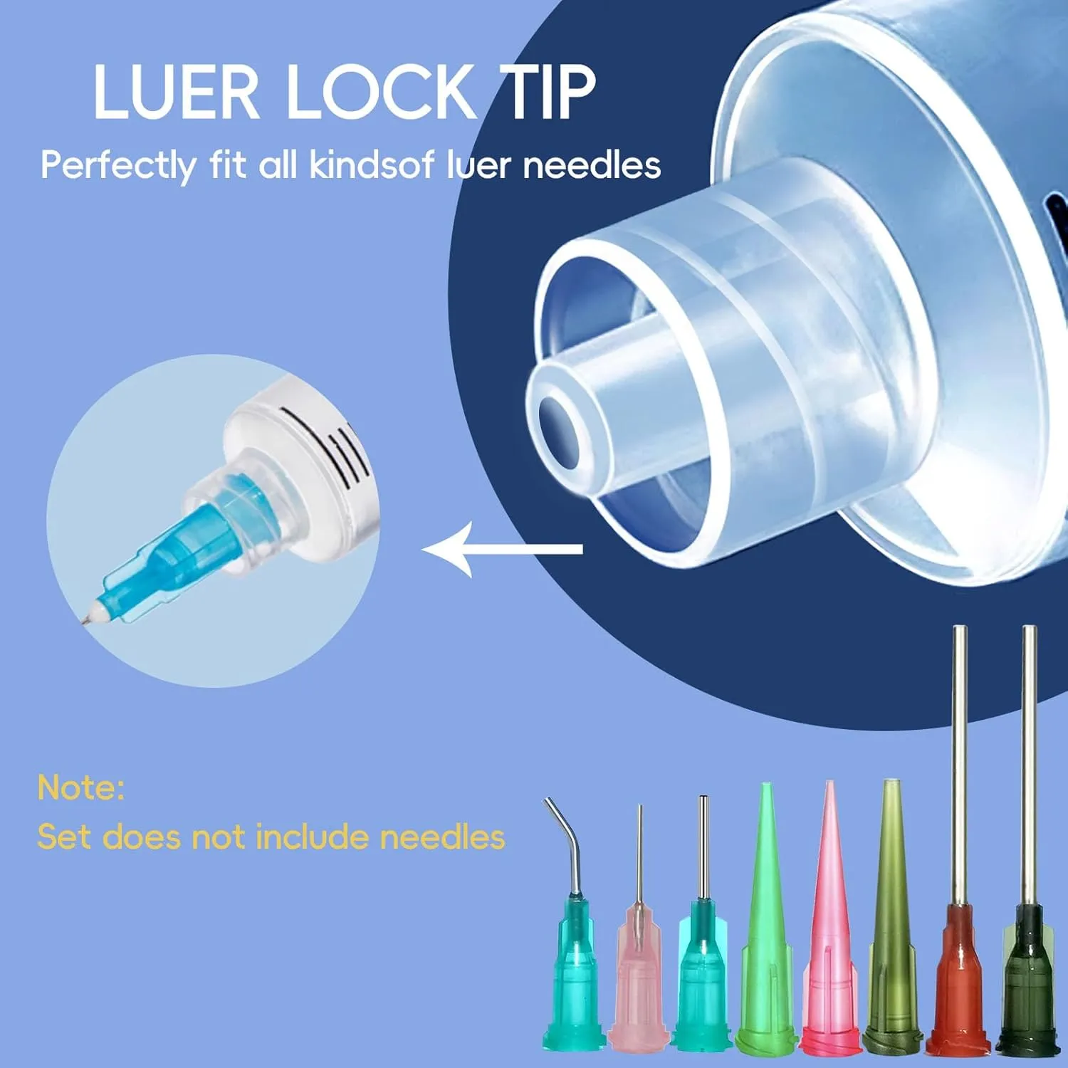 20mL Luer Lock Syringe (No Needle) - Sterile, Individually Wrapped - Pack of 50, Accurate Liquid Measurement, Leak-Proof Design