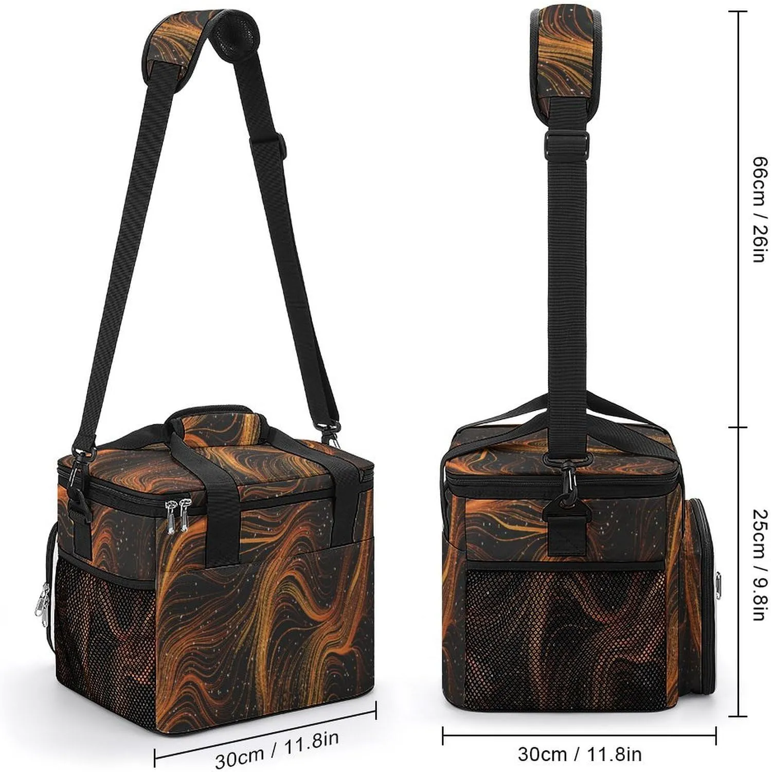 22.5L Waterproof Soft Cooler BagInsulated Lunch Box for Camping Fishing Beach Road Trips