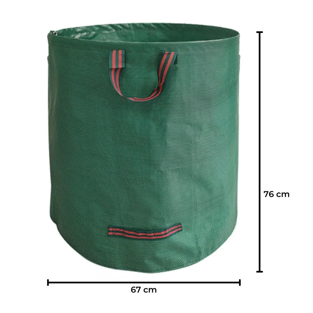 3 Packs Garden Waste Bags with 72 gallons (Green)