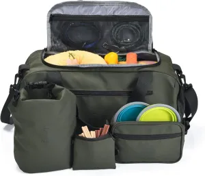 4-in-1 Dog Travel Bag Set – Airline Approved, Waterproof & Stylish Pet Carrier Accessories | Includes Food Pouch, Walking Bag & Poop Bag Dispenser | for Flights, Road Trips & Hikes