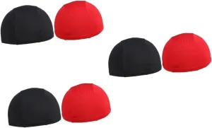 4 Pcs Cooling Skull Cap for Men Gym Hats for Men Hardhat Liners Beanie Hat for Running Sweat Wicking