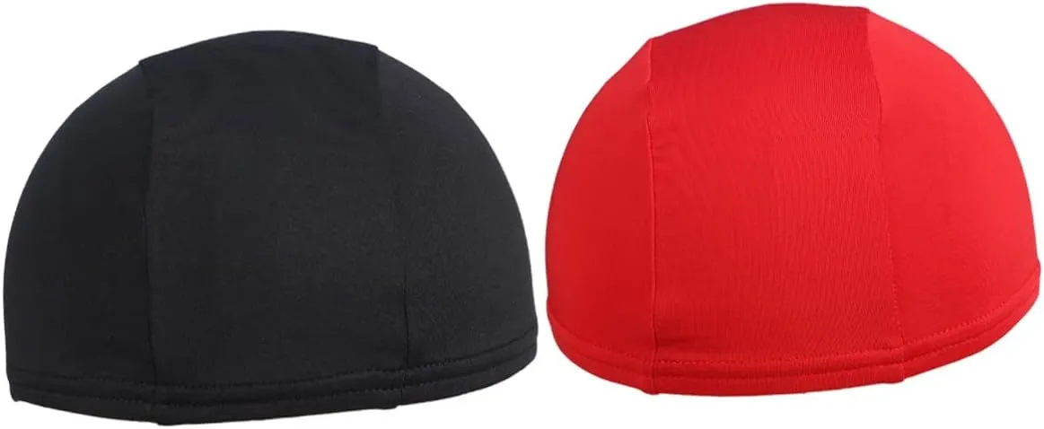 4 Pcs Cooling Skull Cap for Men Gym Hats for Men Hardhat Liners Beanie Hat for Running Sweat Wicking