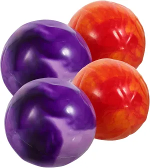 4Pcs Inflatable Colorful Cloud Stretch Ball Fun Bouncing Balls for Safe Material for Beach Activities and Family Bonding