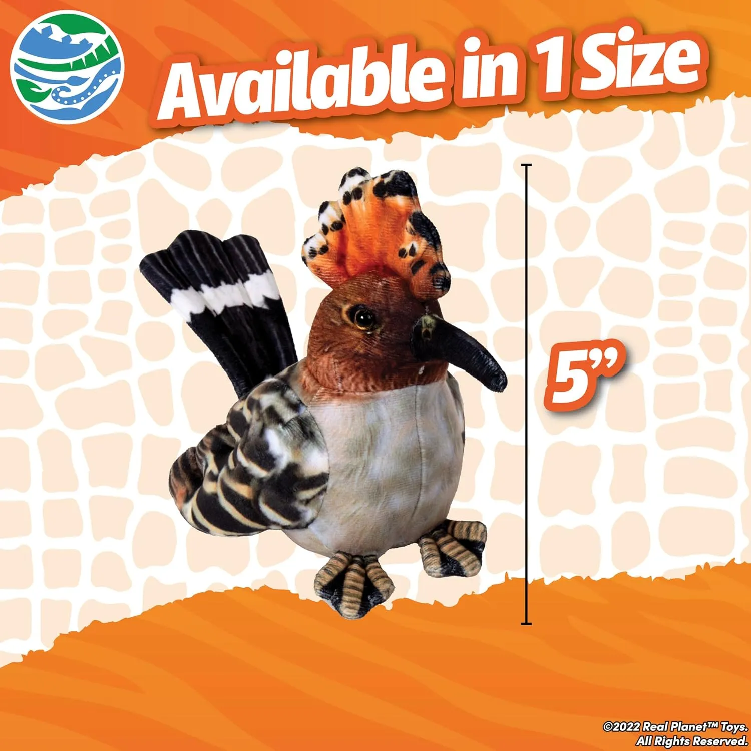 5" Blue Bird Stuffed Animal - Blue Bird Plush Animals for Kids Toys, Realistic Stuffed Miniature Bird, Soft Stuffed Plush, Safari Stuffed Animals (Brown Woodpecker)