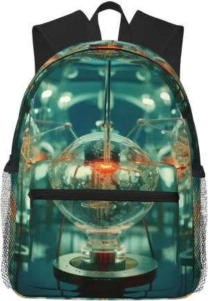 abstraction biology chemistry4 College Backpack For Women Men,Lightweight Travel Bag Backpack With Pockets for Women Men