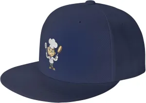 Adjustable Chef with Spatula and Frying Pan Snapback Hat for Men Women Baseball Cap Dad Hats