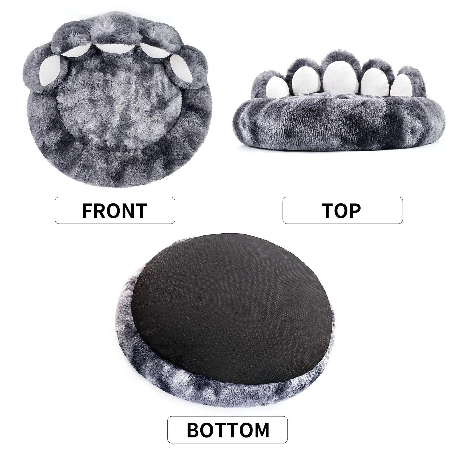Adorable Bear Paw Design Shape Pet Bed - Dog Beds & Furniture for Small, Medium Dogs, and Cat's