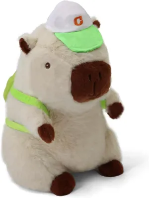 Adorable Soft Capybara Plush Toy - Cuddly Stuffed Animal Pillow for Kids, Boys & Girls - Perfect for Hugging and Gift-Giving (Turtle Green)
