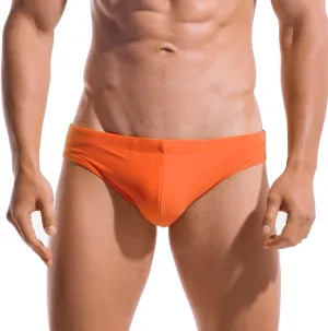 AIMPACT Mens Vintage Swim Briefs Sexy Bikini Swimwear Quick Dry Retro Swimsuit with Drawstring