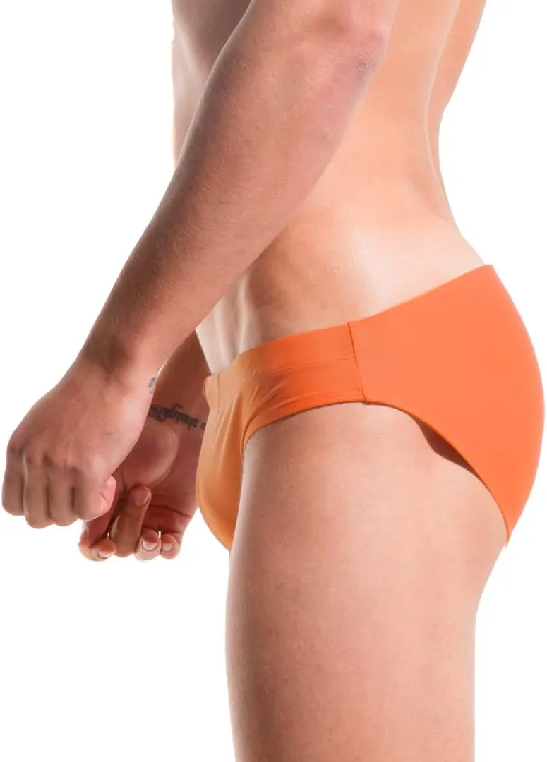 AIMPACT Mens Vintage Swim Briefs Sexy Bikini Swimwear Quick Dry Retro Swimsuit with Drawstring