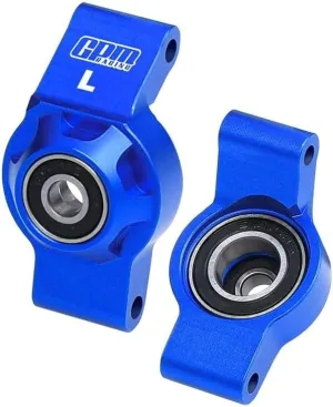 Aluminum 7075 Alloy Rear Hub Stub Axle Carriers with Oversize Bearing for Traxxas 1:16 Mini Maxx 4WD 107154-1 / Mini XRT VXL-3S 108076-1 Monster Truck Upgrades - Blue
