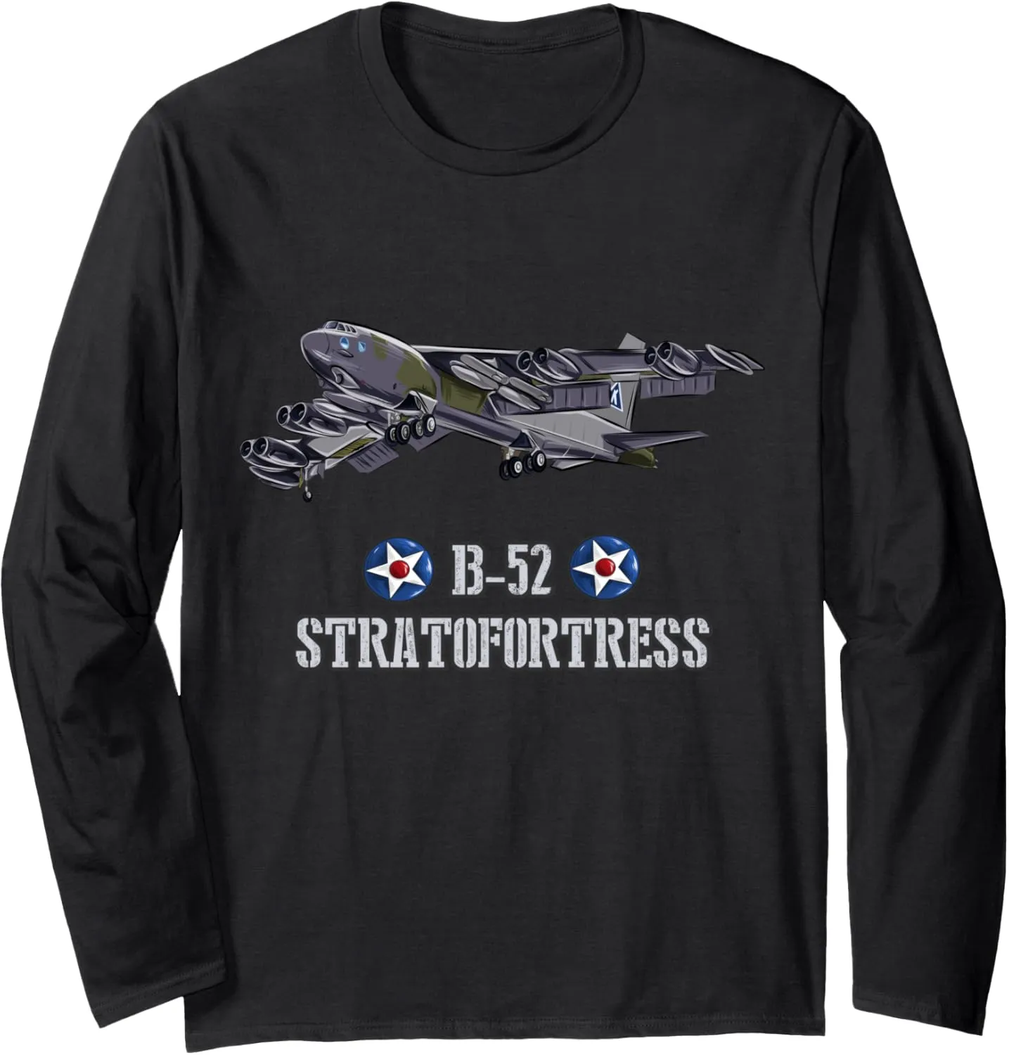 American aircraft Heavy Bomber B-52 Long Sleeve T-Shirt