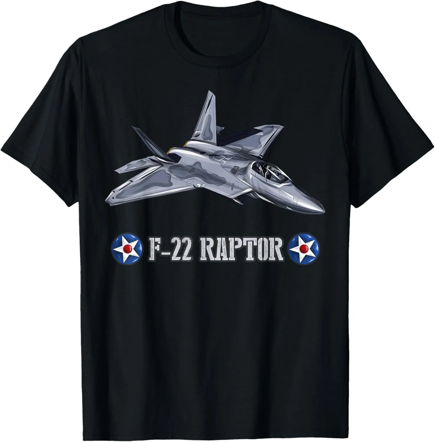 American Aircraft Stealth Fighter F22 Raptor United States T-Shirt