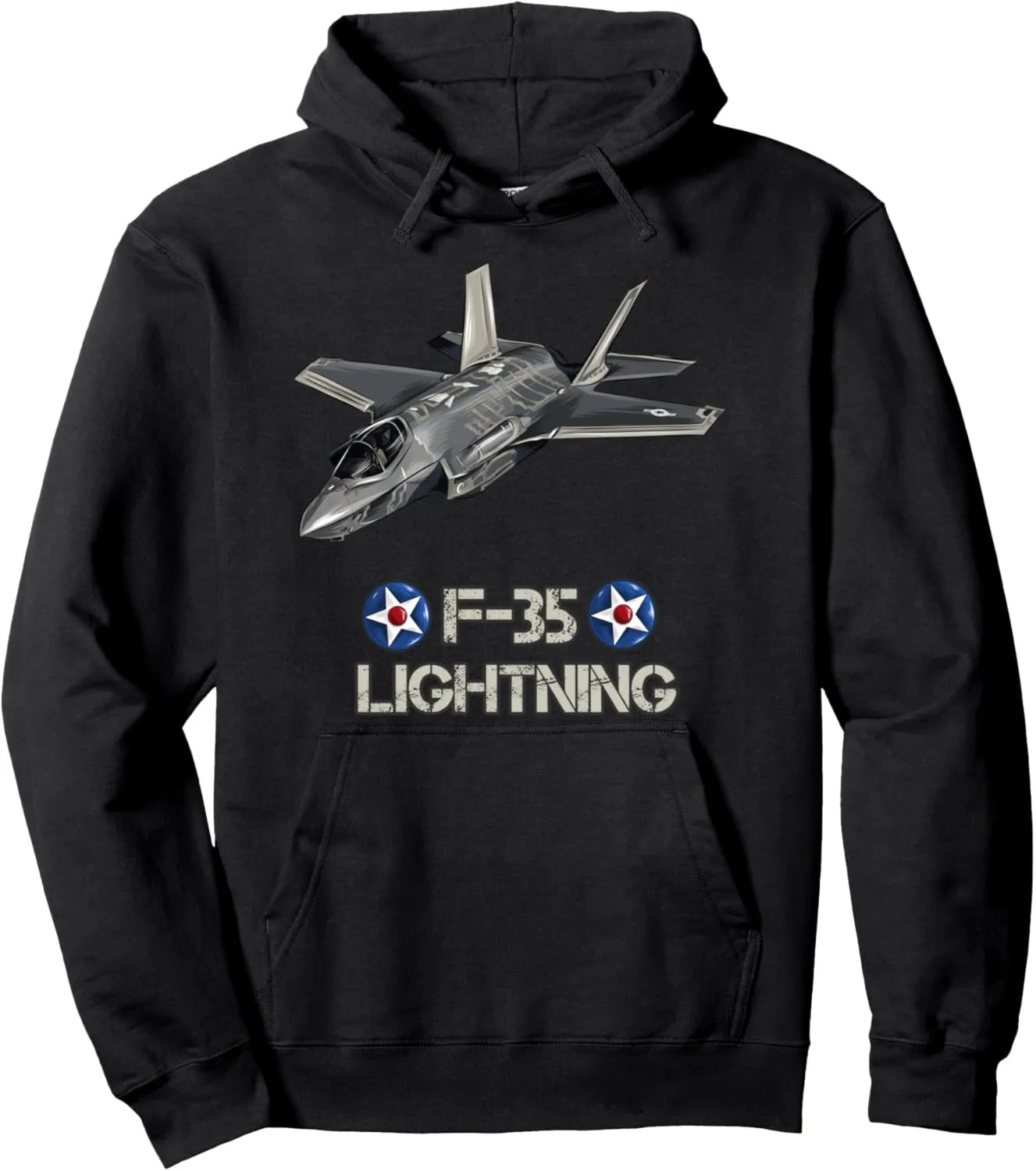 American Aircraft Stealth Fighter F35 lightning Pullover Hoodie