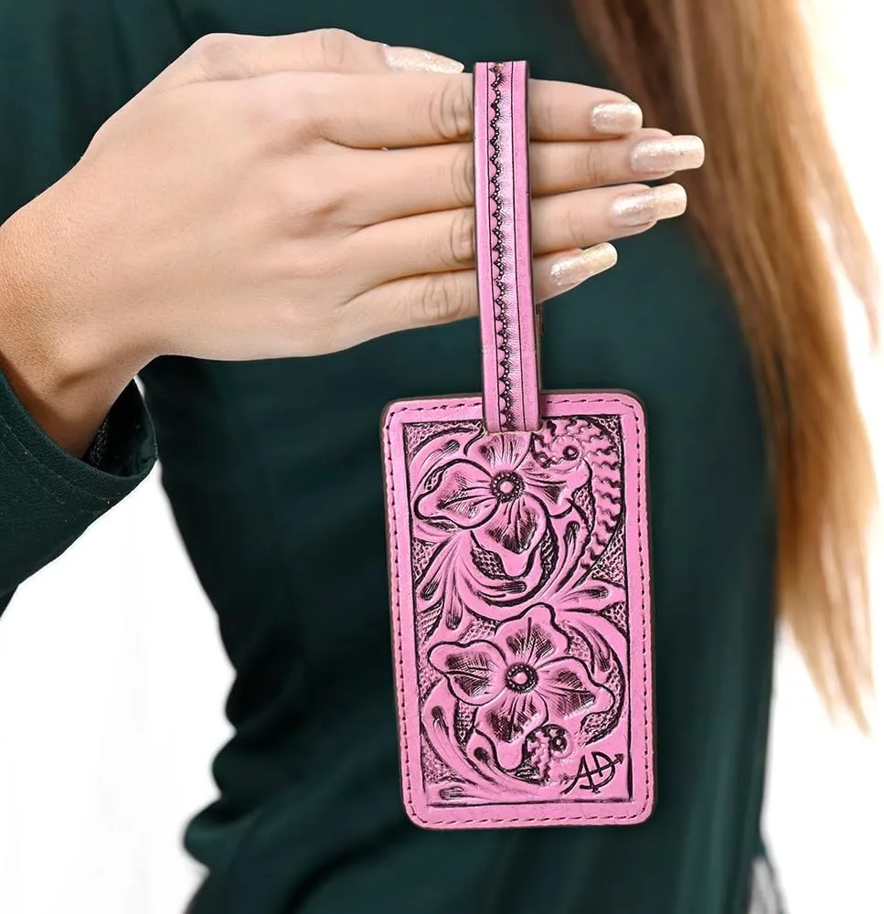 American Darling Beautifully Hand Tooled Genuine Leather Women Bag Western Handbag Purse