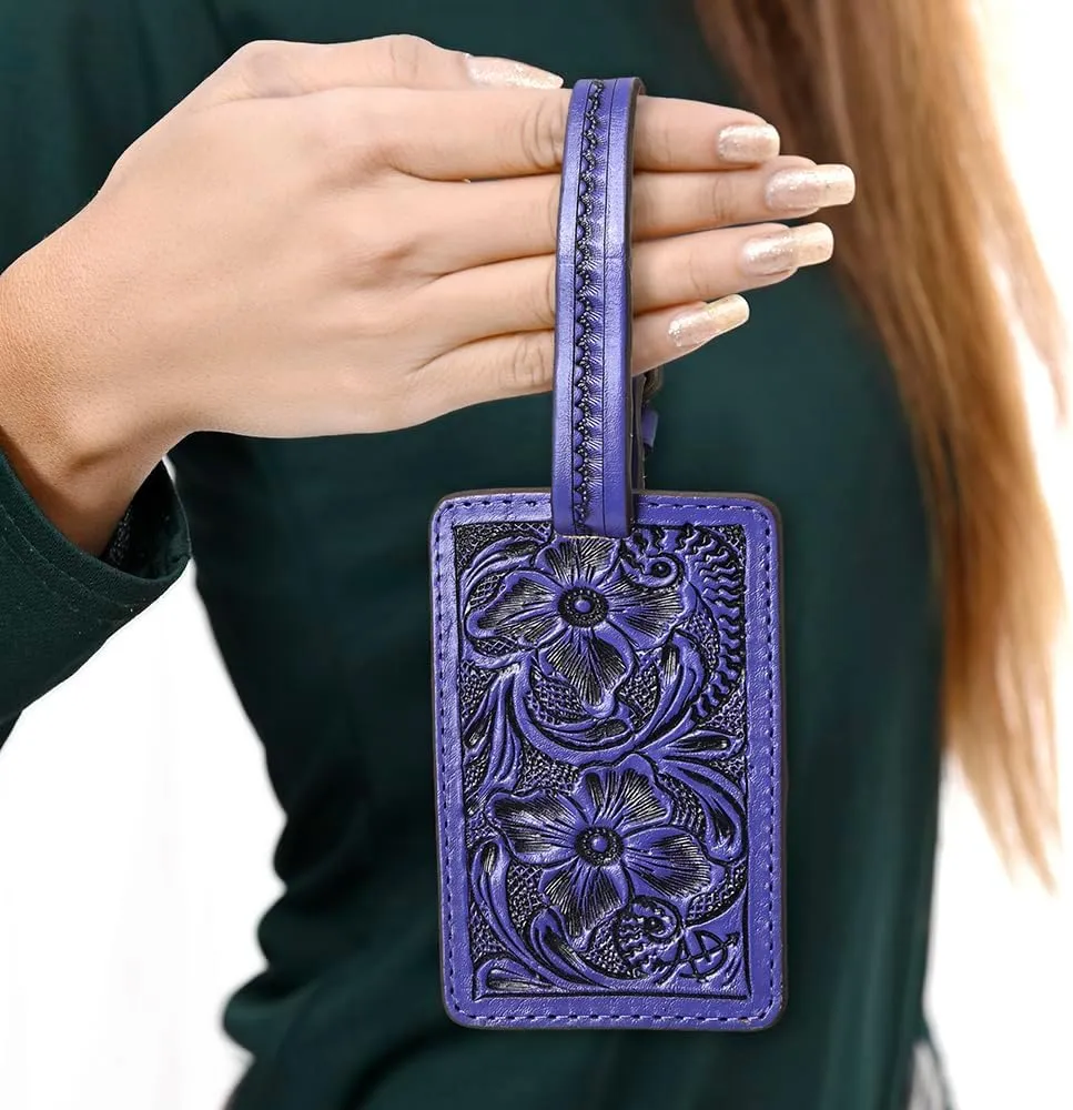 American Darling Beautifully Hand Tooled Genuine Leather Women Bag Western Handbag Purse
