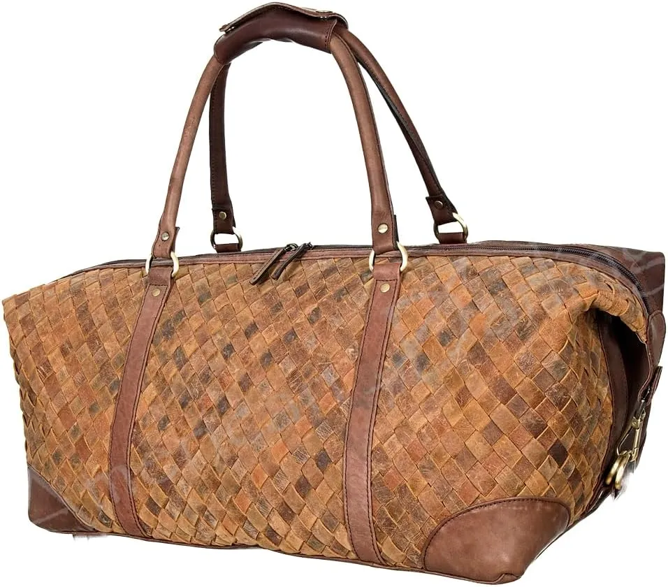 American Darling Duffel Full Grain Genuine Leather Western Women Bag | Handbag | Leather Duffle Bag | Weekend Bag | Travel Duffel Bags | Duffel Bag for Women |