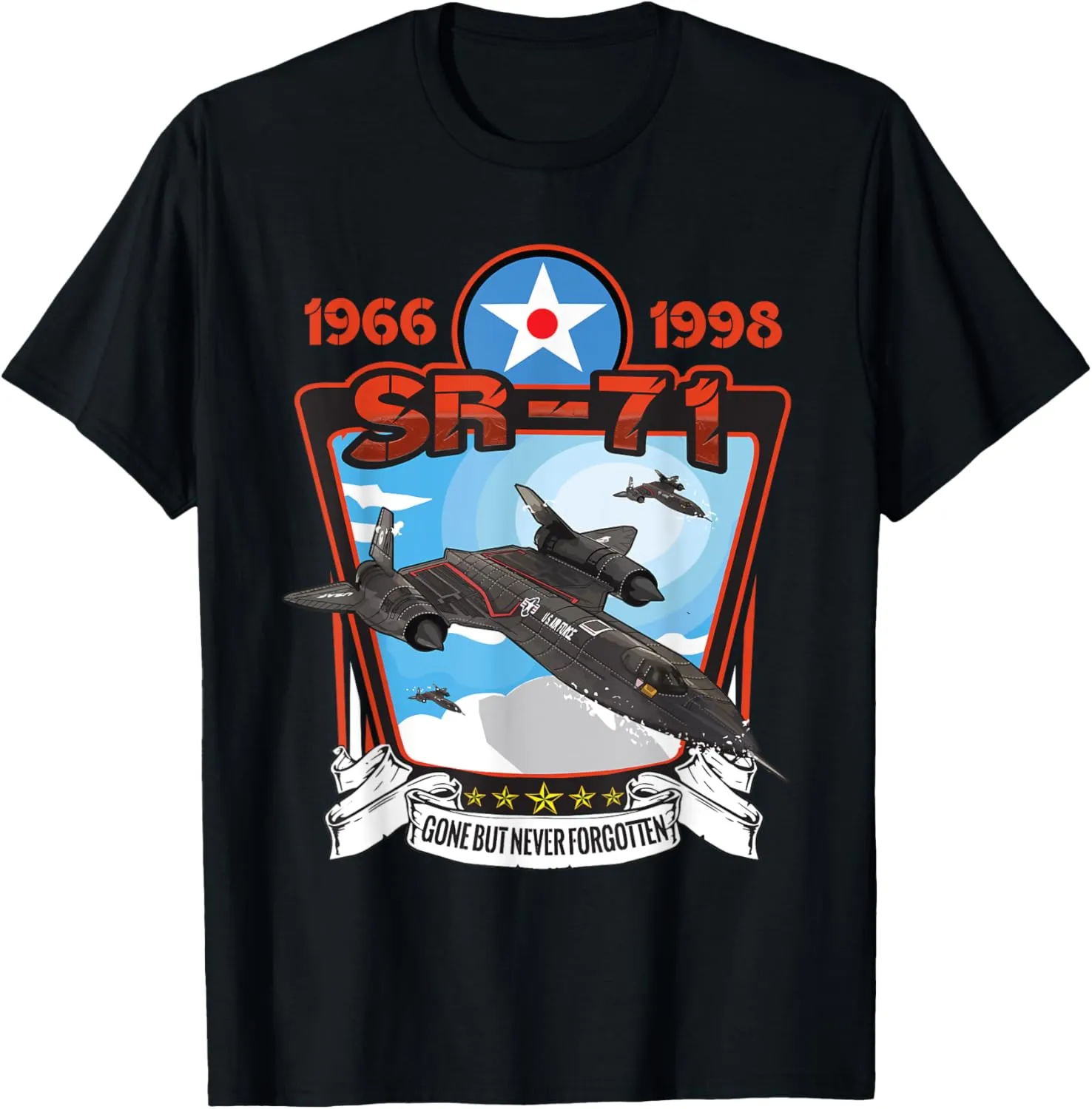 American Reconnaissance Aircraft SR71 Blackbird T-Shirt