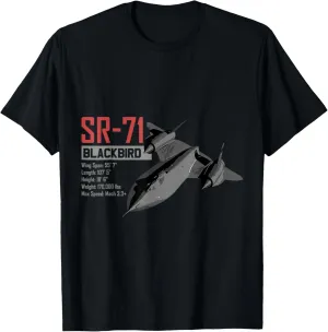 American Reconnaissance Aircraft SR71 Blackbird T-Shirt