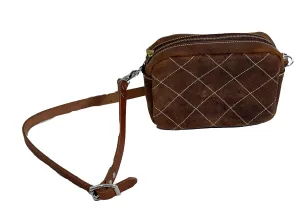 Amish Leather Purse Handmade Genuine Leather Shoulder Bag Made in USA