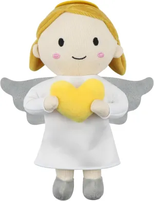 Angel Plush Doll Boy/Girl Baptism Gifts Guardian Angel Doll Toy (Girl)