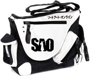 Anime SAO Messenger Bag Handbag Cross-body Tote Bag Student Bag Shoulder Bag for Sword Art Online Cosplay