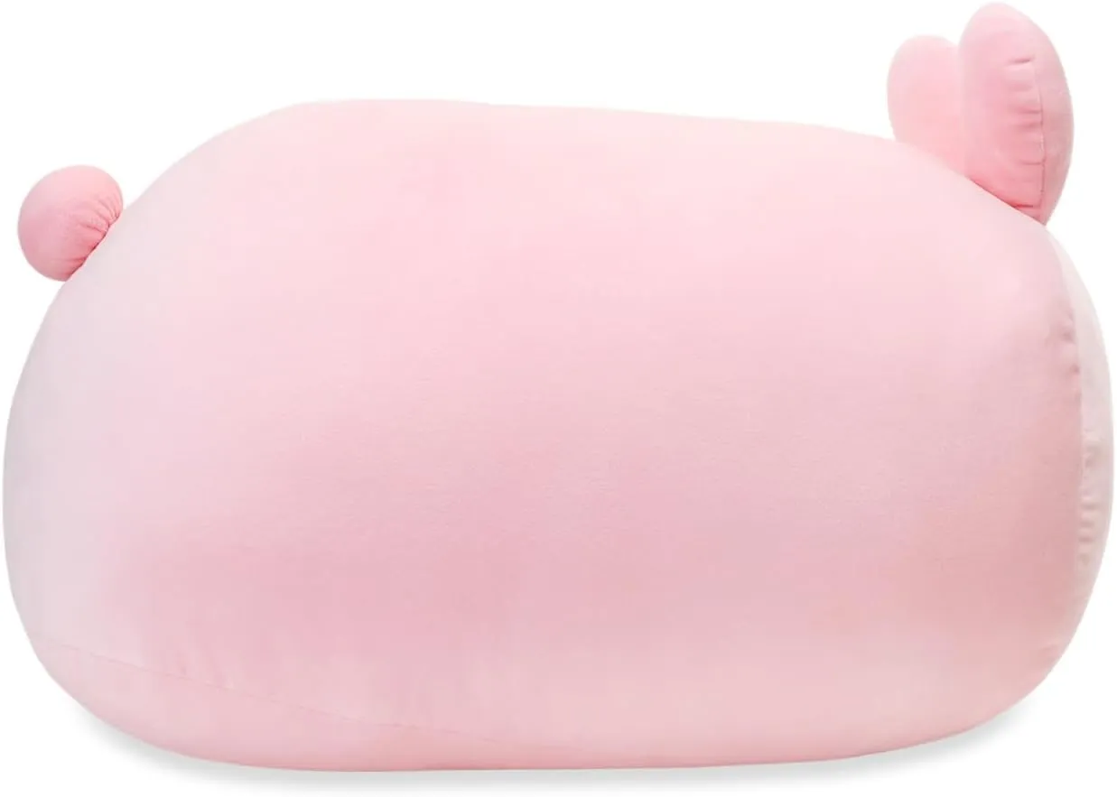 Anirollz Stuffed Animal Plush Toy – 15" Large Plush Doll | Soft, Squishy, Cute, Comfort, Safe | Birthday Gift Pillow with Cute Character Pink Bunny Rabbit Bunniroll