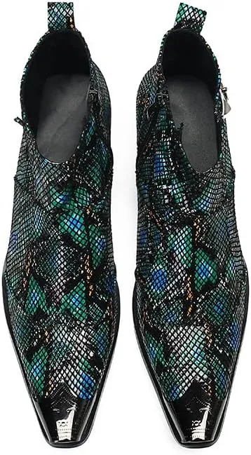 Ankle Boots For Men Club Party For Office Pure Leather The First Layer Of Cowhide