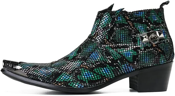 Ankle Boots For Men Club Party For Office Pure Leather The First Layer Of Cowhide