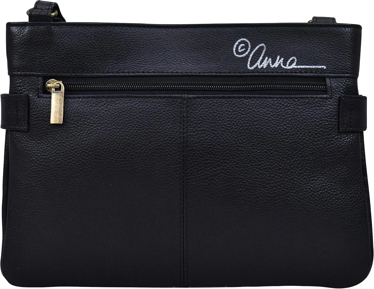 Anna by Anuschka Women's Original Hand-Painted Genuine Leather Medium Crossbody