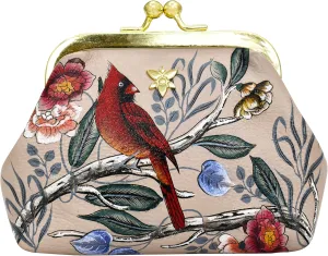 Anuschka Women’s Hand-Painted Genuine Leather Clasp Pouch with Key Fobs