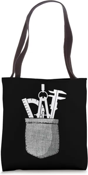 Architect Student Architecture Pocket Tote Bag