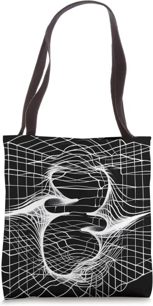 Astrophysics Artistic Wormhole Space Travel Physics Diagram Tote Bag
