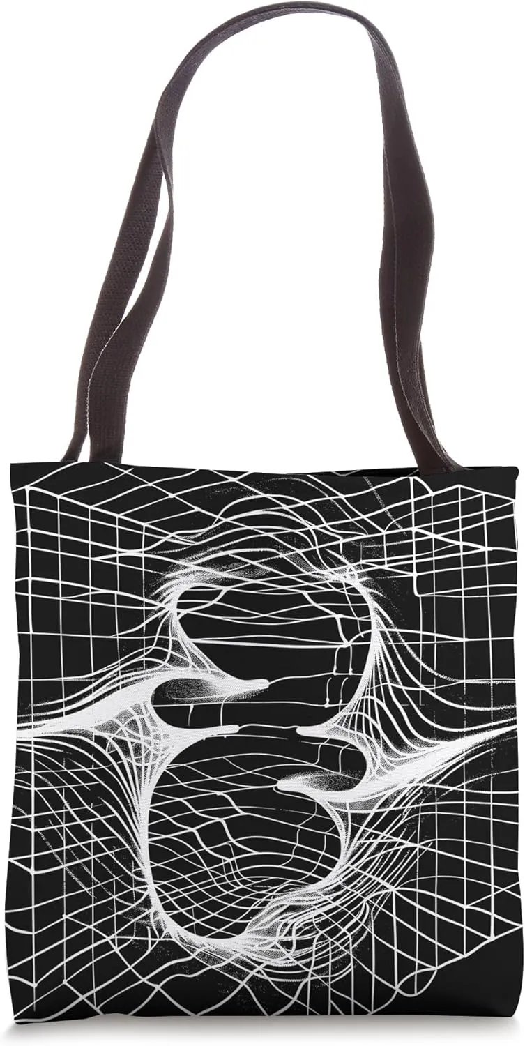 Astrophysics Artistic Wormhole Space Travel Physics Diagram Tote Bag