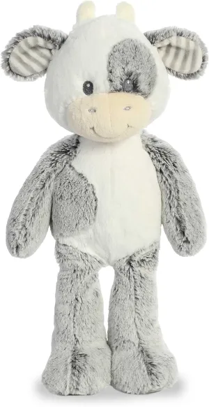 Aurora® Adorable Cuddlers™ Coby Cow™ Baby Stuffed Animal - Security and Sleep Aid - Comforting Companion - Gray 14 Inches
