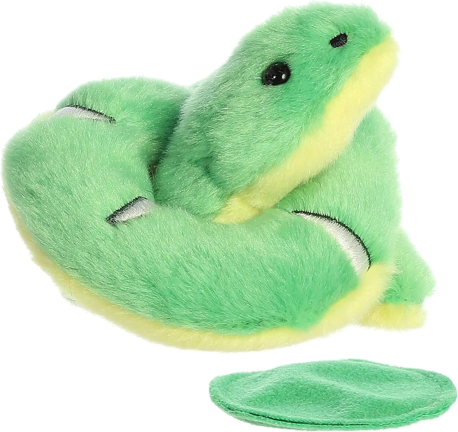 Aurora® Adorable Shoulderkins™ Emerald Boa Snake Stuffed Animal - Adorable Buddy That Can Go Everywhere with You - Perfect for Kids 3  Years and Costumes - 4 Inches