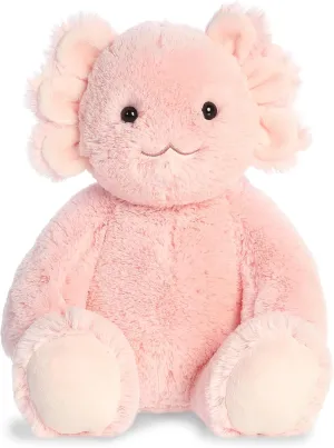 Aurora® Cuddly Axolotl Stuffed Animal - Cozy Comfort - Endless Snuggles - Pink 14 Inches