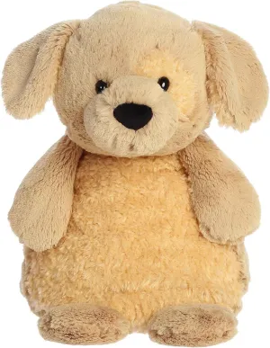 Aurora® Cuddly Huggle Pals Patient Pupster™ Stuffed Animal - Weighted Comfort - Endless Snuggles - Brown 12.5 Inches