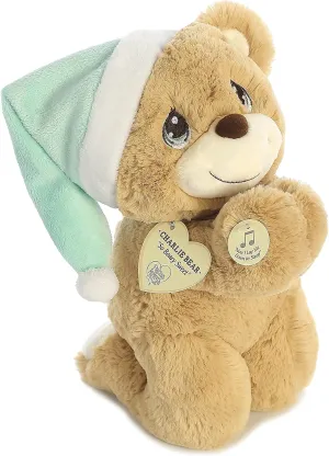 Aurora® Inspirational Precious Moments™ Charlie Prayer Bear Stuffed Animal - Cherished Memories - Enduring Comfort - Brown 10 Inches