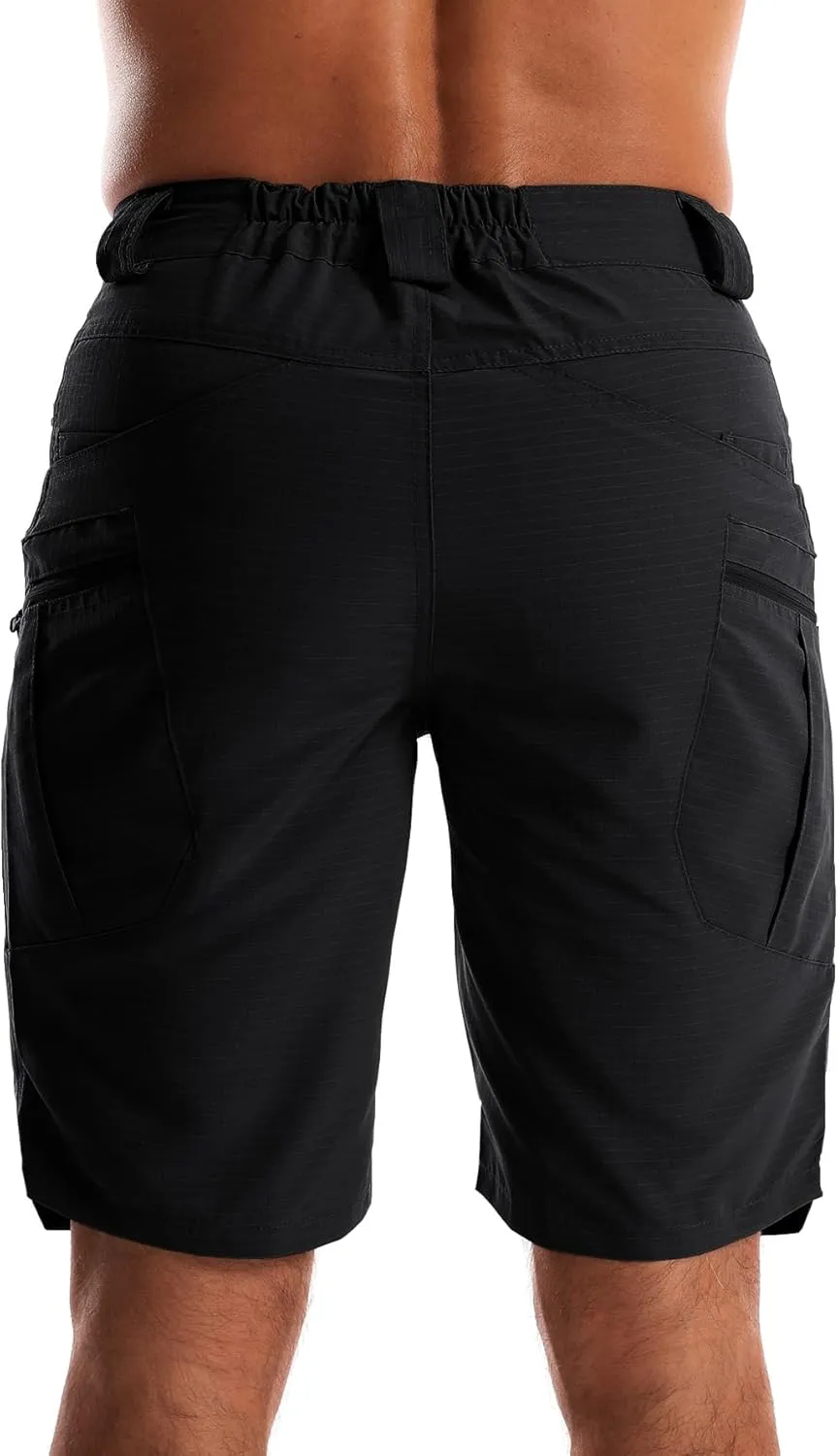 AUTIWITUA Men's Waterproof Tactical Shorts Outdoor Lightweight Quick Dry Breathable Hiking Fishing Cargo Shorts