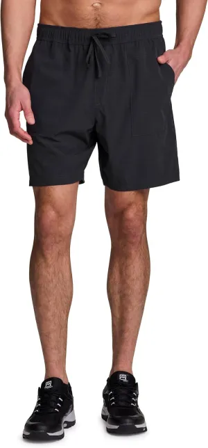 Avalanche Men's Hiking Short 7" Lightweight Woven Shorts with Pockets Elastic Waist Breathable Quick Dry Shorts for Workouts